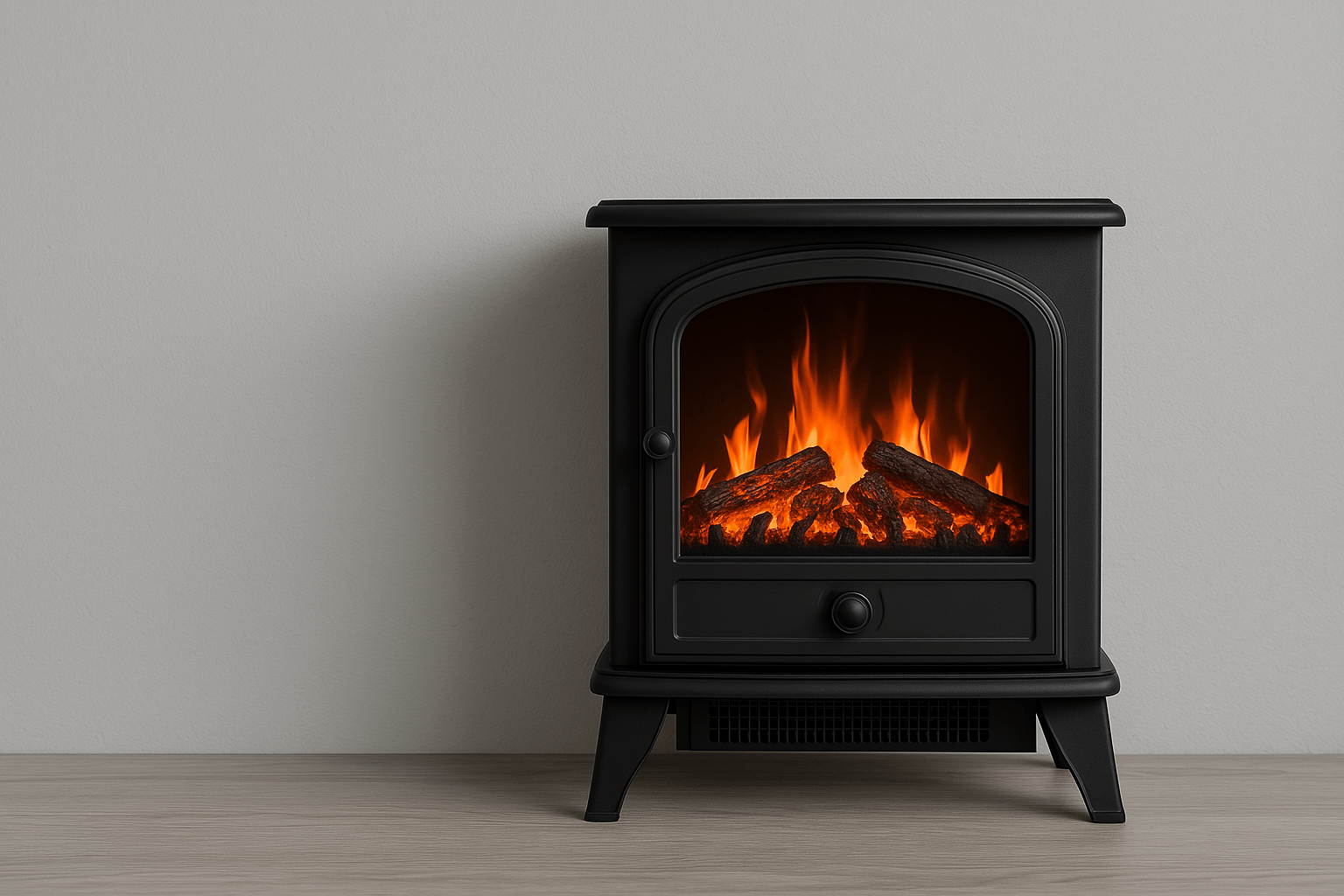 Praktyczne źródło ciepła w nowoczesnym wnętrzu